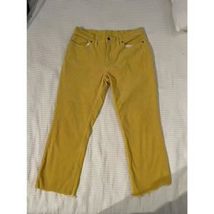 Polo Ralph Lauren Pants Men 34x34 Canary Yellow Corduroy Vintage